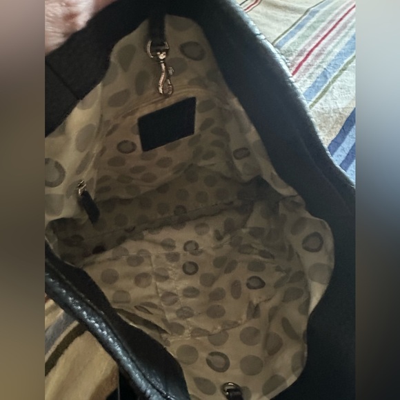 Coach Black Leather Shoulder Bag - Picture 6 of 10